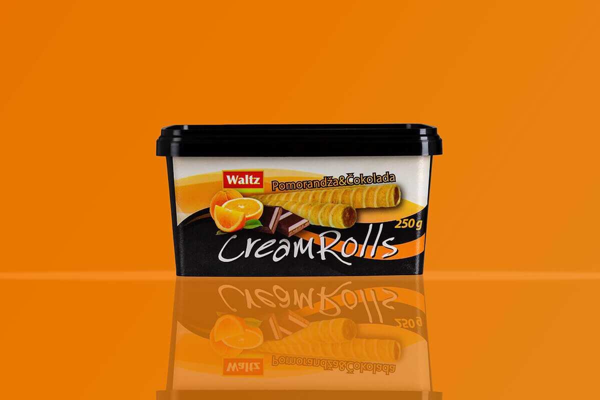Cream rolls pomorandža
